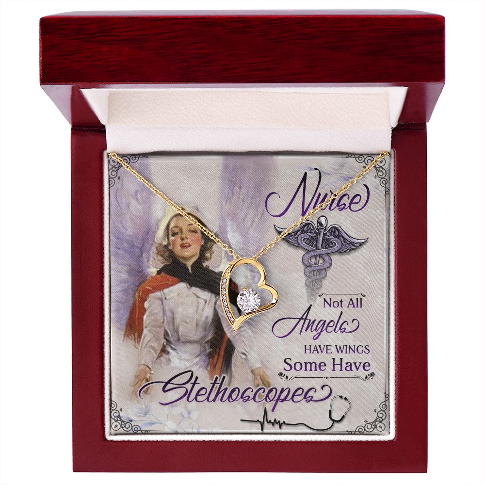 Not All Angels Have Wings Forever Necklace w Message Card-Express Your Love Gifts