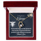 You Don't Go Unnoticed Forever Necklace w Message Card-Express Your Love Gifts