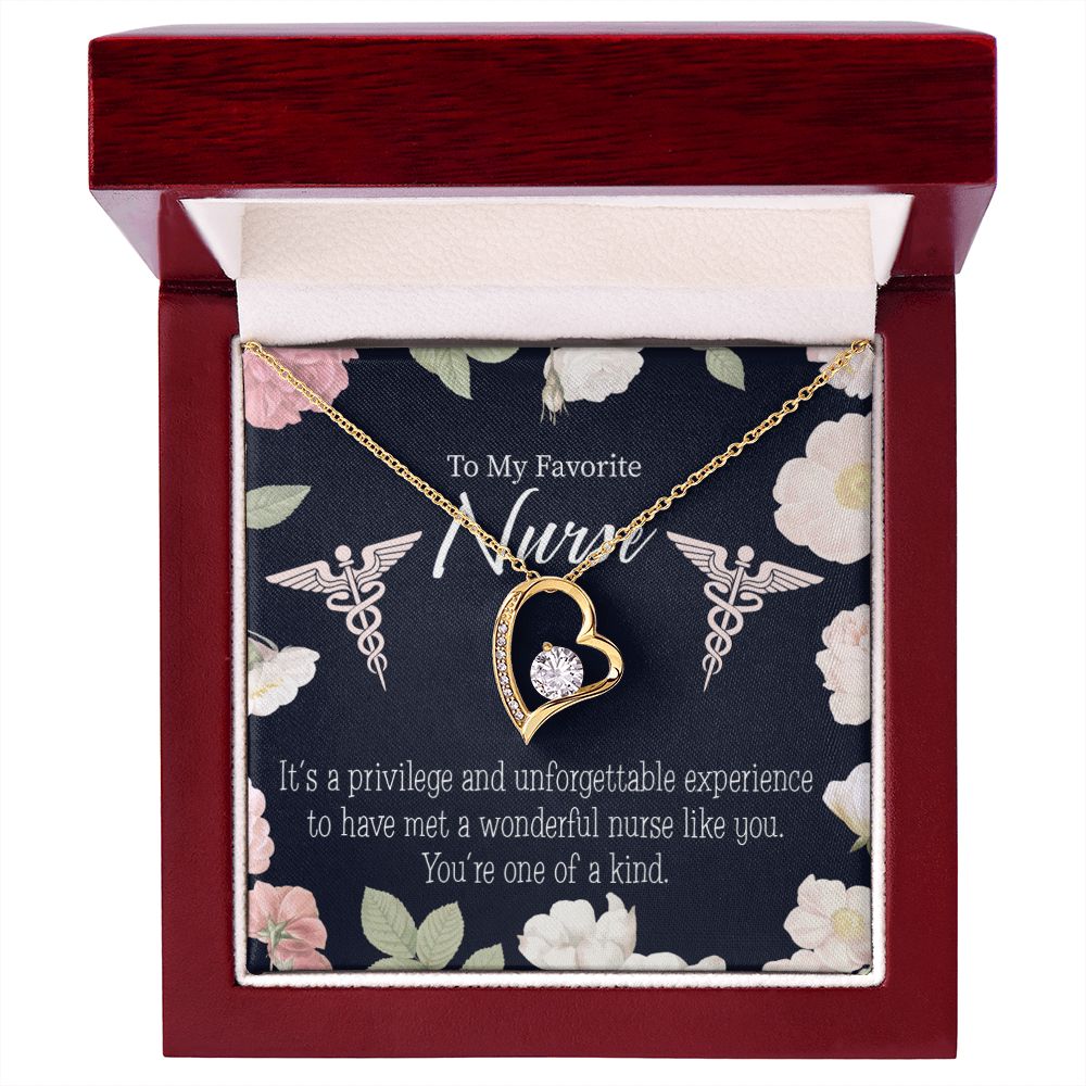 One of a Kind Nurse Forever Necklace w Message Card-Express Your Love Gifts