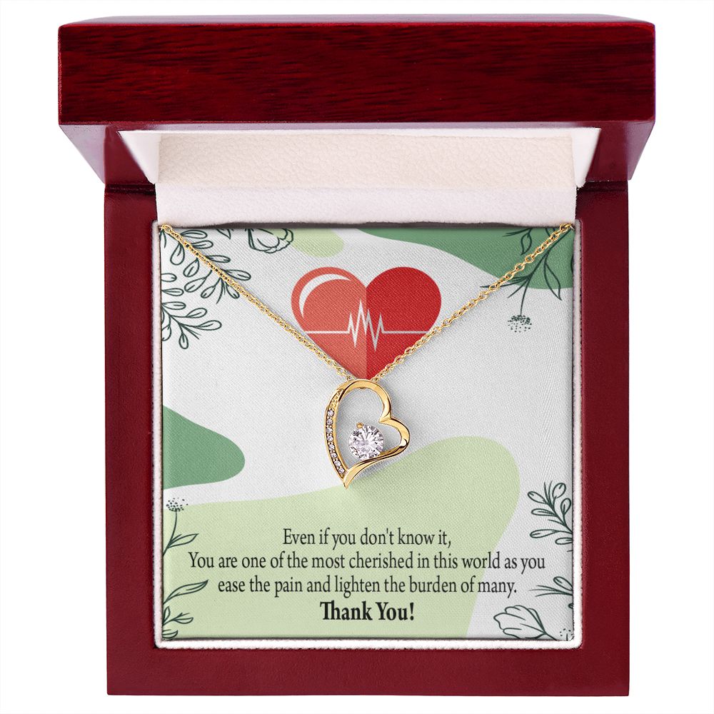 Thank You Necklace Medical Forever Necklace w Message Card-Express Your Love Gifts