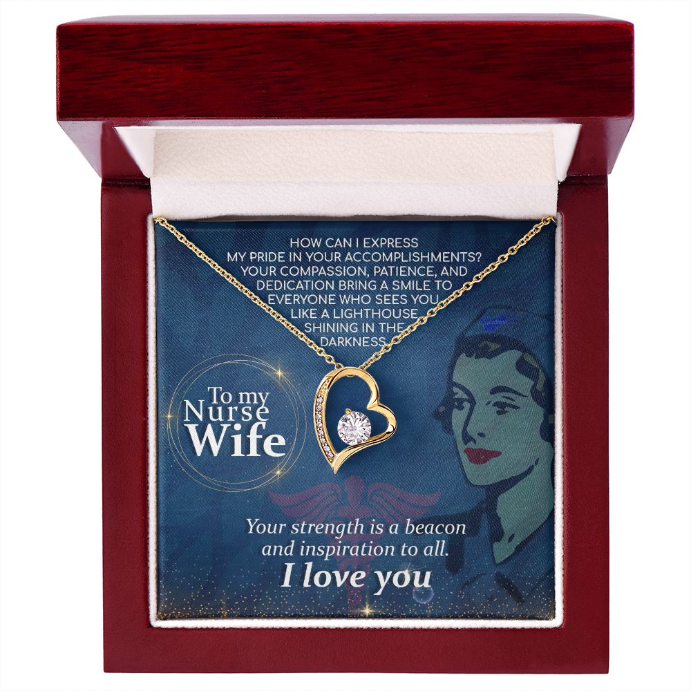 How Can I Forever Necklace w Message Card-Express Your Love Gifts
