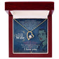 How Can I Forever Necklace w Message Card-Express Your Love Gifts