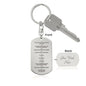 Ten Commandments Polish Przykazań Bożych Engraved Dog Tag Bible Keychain Stainless Steel or 18k Gold-Express Your Love Gifts
