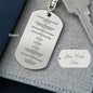 Ten Commandments Polish Przykazań Bożych Engraved Dog Tag Bible Keychain Stainless Steel or 18k Gold-Express Your Love Gifts