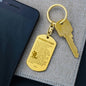 Firefighter's Prayer Engraved Dog Tag Bible Keychain Stainless Steel or 18k Gold-Express Your Love Gifts
