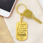 Proverbs 31 Woman of God Engraved Dog Tag Keychain Stainless Steel or 18k Gold-Express Your Love Gifts