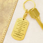 Ten Commandments Spanish Diez Mandamientos Engraved Dog Tag Bible Keychain Stainless Steel or 18k Gold-Express Your Love Gifts