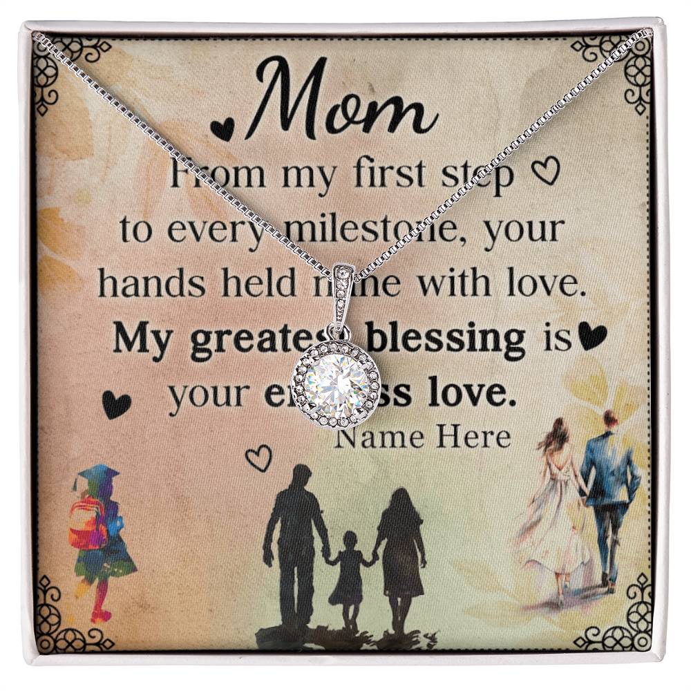 Personalized To Mom My Greatest Blessing is Your Love-Express Your Love Gifts