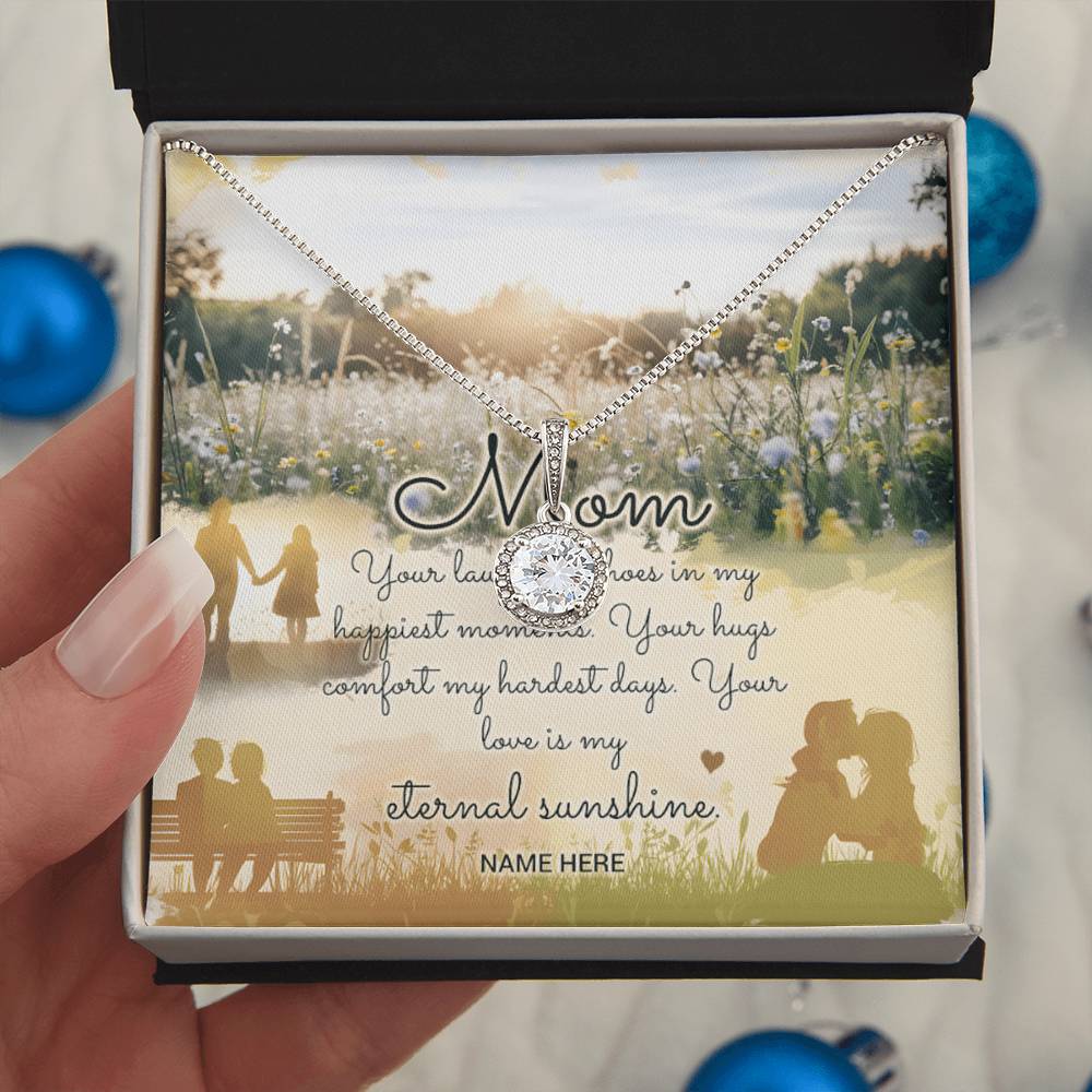 Personalized To Mom Eternal Sunshine of Your Love Eternal Hope Necklace-Express Your Love Gifts