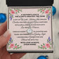 Personalized To Mom Mothers Love Message Card Eternal Hope Necklace-Express Your Love Gifts