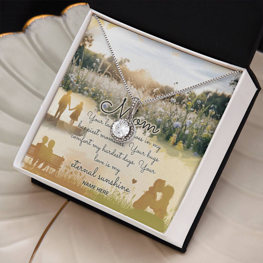 Personalized To Mom Eternal Sunshine of Your Love Eternal Hope Necklace-Express Your Love Gifts