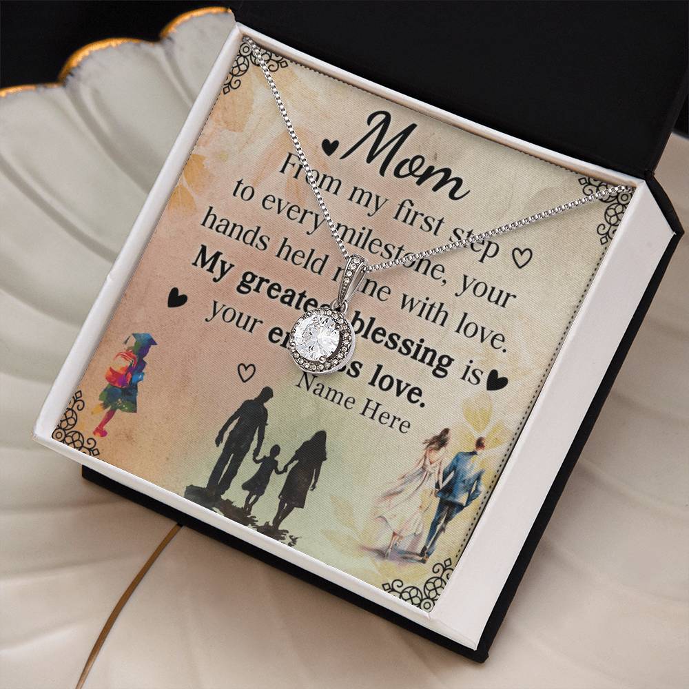 Personalized To Mom My Greatest Blessing is Your Love-Express Your Love Gifts
