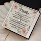 To Mom With Just a Smile's View Message Card Eternal Hope Necklace-Express Your Love Gifts