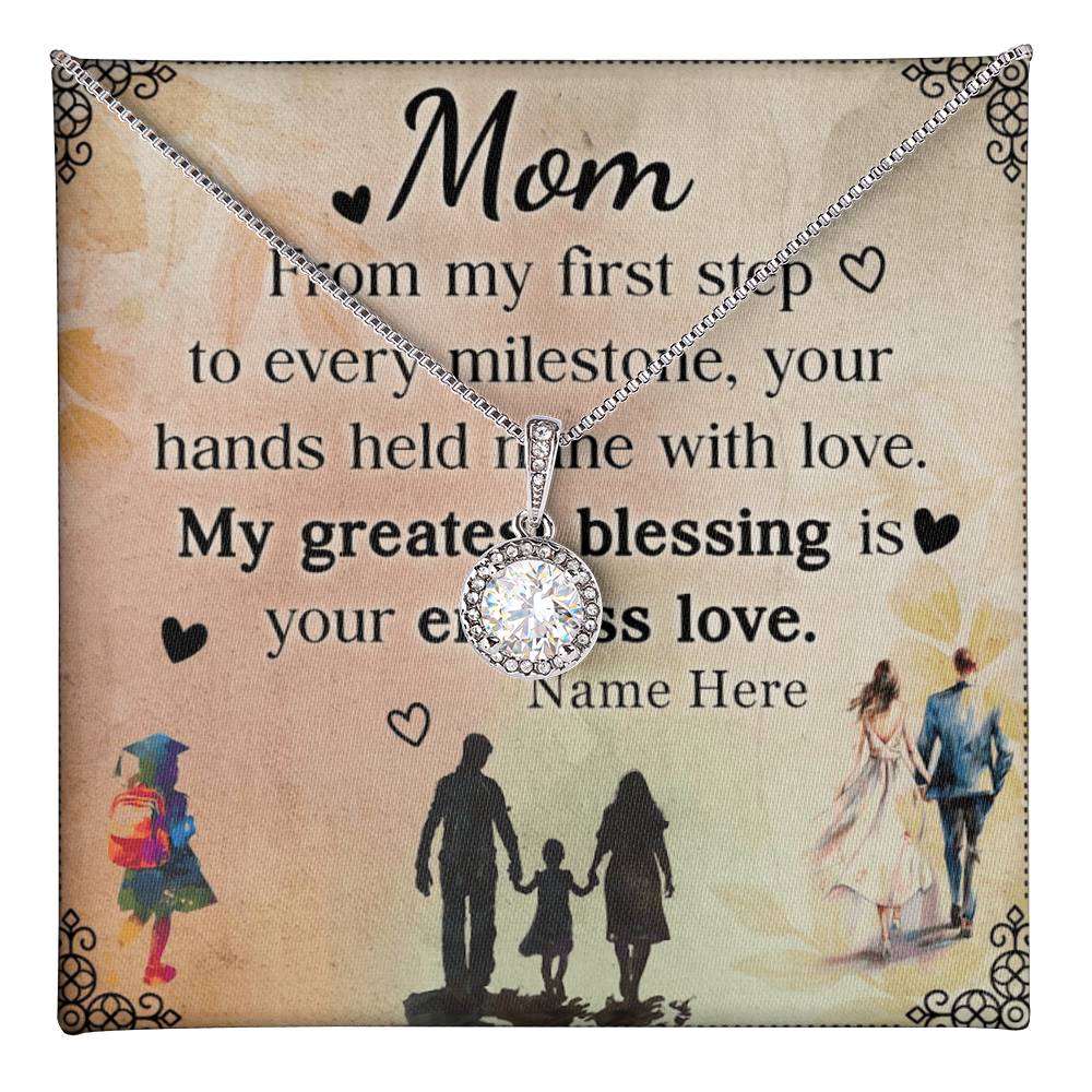 Personalized To Mom My Greatest Blessing is Your Love-Express Your Love Gifts