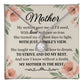 To Mom With Just a Smile's View Message Card Eternal Hope Necklace-Express Your Love Gifts
