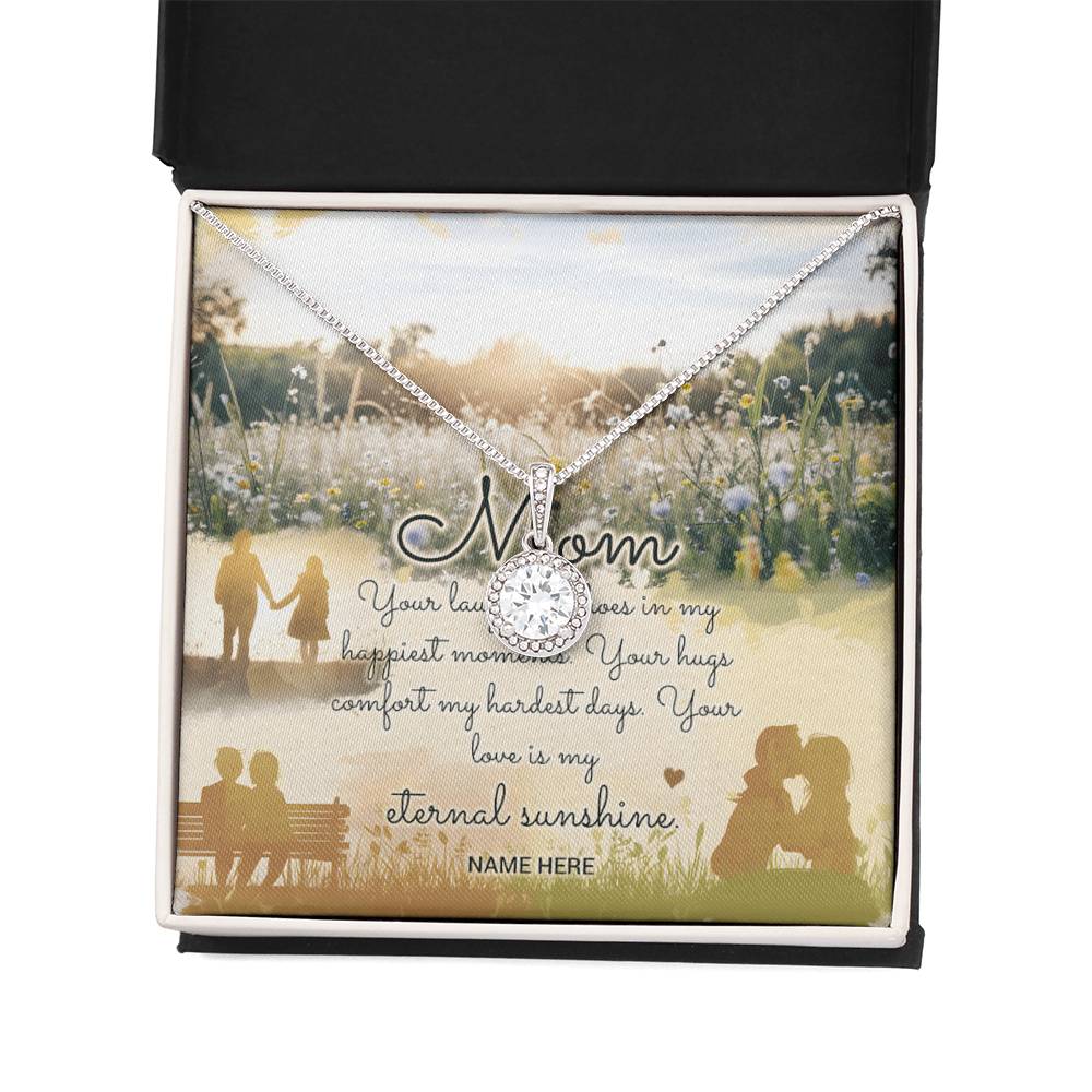 Personalized To Mom Eternal Sunshine of Your Love Eternal Hope Necklace-Express Your Love Gifts