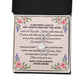 Personalized To Mom Mothers Love Message Card Eternal Hope Necklace-Express Your Love Gifts