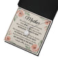 To Mom With Just a Smile's View Message Card Eternal Hope Necklace-Express Your Love Gifts