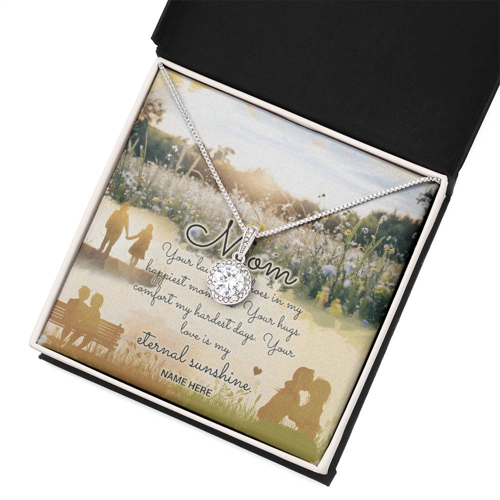 Personalized To Mom Eternal Sunshine of Your Love Eternal Hope Necklace-Express Your Love Gifts