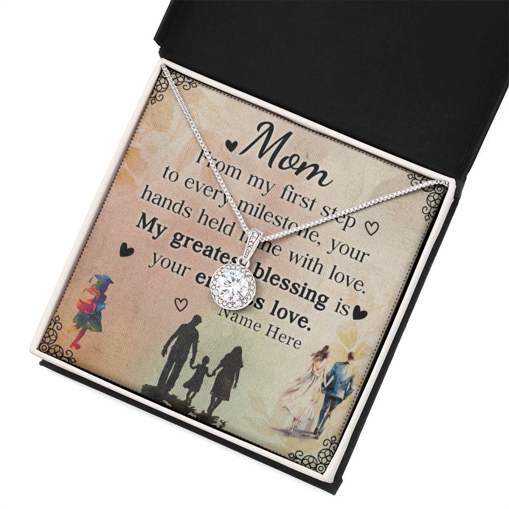 Personalized To Mom My Greatest Blessing is Your Love-Express Your Love Gifts