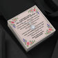 Personalized To Mom Mothers Love Message Card Eternal Hope Necklace-Express Your Love Gifts