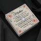 To Mom With Just a Smile's View Message Card Eternal Hope Necklace-Express Your Love Gifts