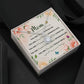 To Mom You Are Beautiful Message Card Eternal Hope Necklace-Express Your Love Gifts