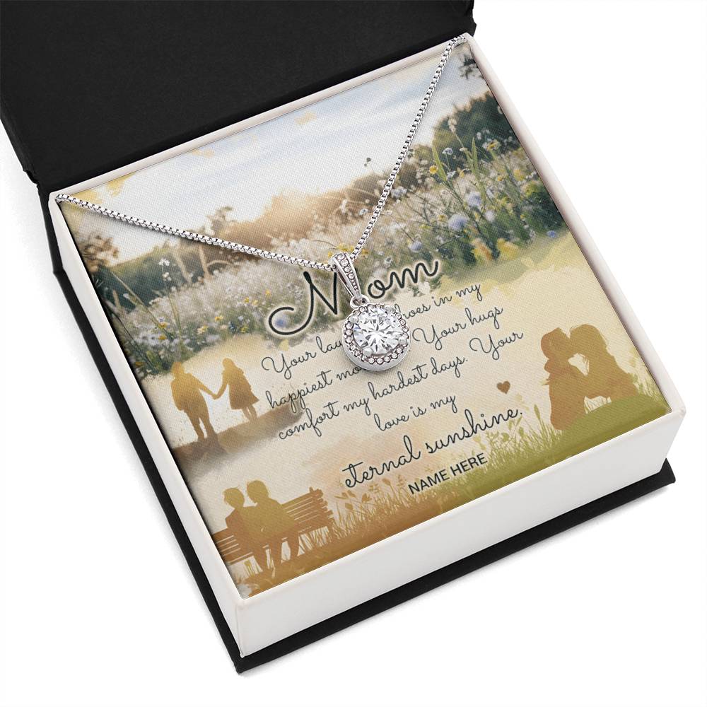 Personalized To Mom Eternal Sunshine of Your Love Eternal Hope Necklace-Express Your Love Gifts