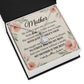 To Mom With Just a Smile's View Message Card Eternal Hope Necklace-Express Your Love Gifts