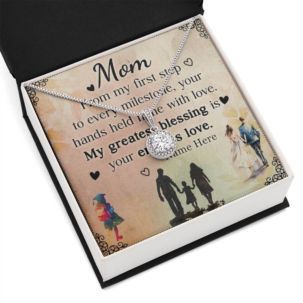 Personalized To Mom My Greatest Blessing is Your Love-Express Your Love Gifts