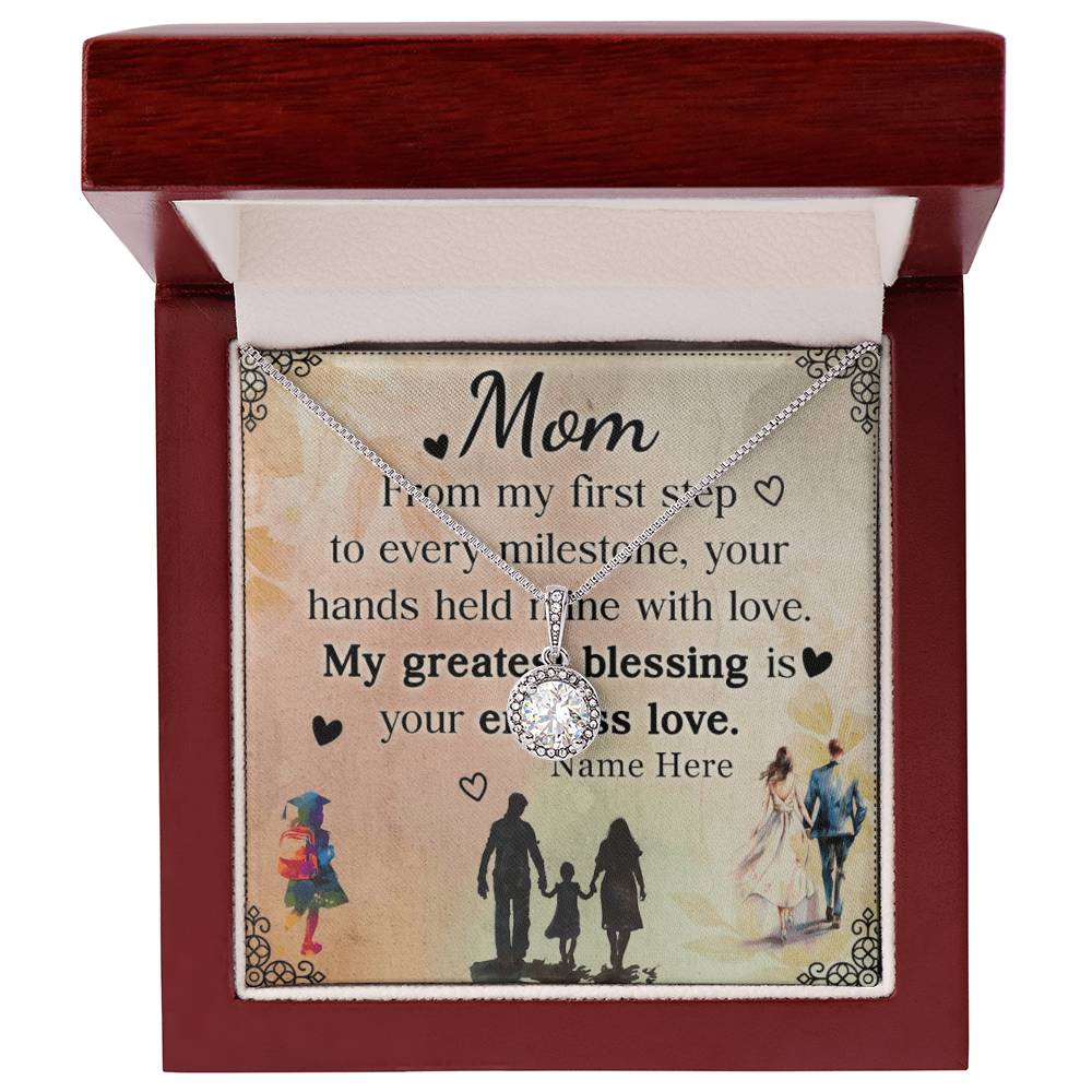 Personalized To Mom My Greatest Blessing is Your Love-Express Your Love Gifts