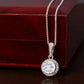 Personalized To Mom Mothers Love Message Card Eternal Hope Necklace-Express Your Love Gifts