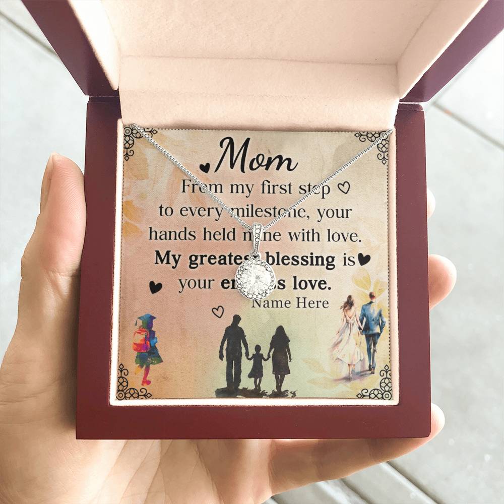 Personalized To Mom My Greatest Blessing is Your Love-Express Your Love Gifts