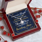 Personalized To Mom Guiding Star Message Card Eternal Hope Necklace-Express Your Love Gifts