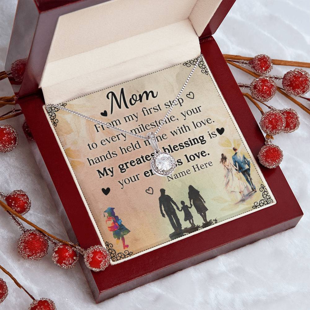 Personalized To Mom My Greatest Blessing is Your Love-Express Your Love Gifts