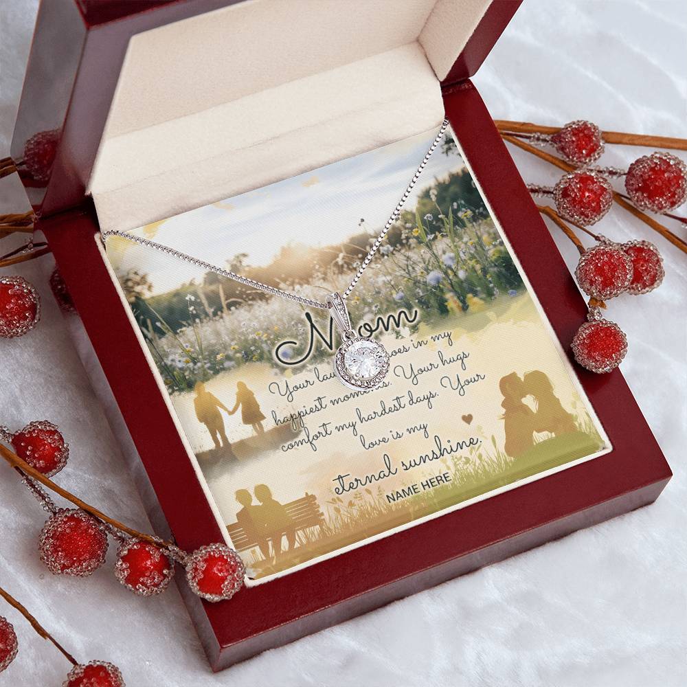 Personalized To Mom Eternal Sunshine of Your Love Eternal Hope Necklace-Express Your Love Gifts