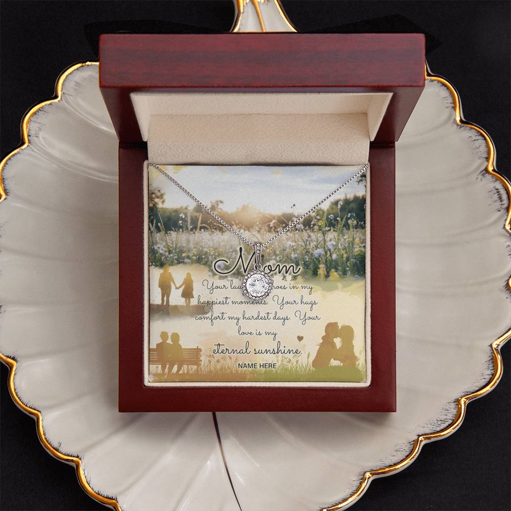 Personalized To Mom Eternal Sunshine of Your Love Eternal Hope Necklace-Express Your Love Gifts