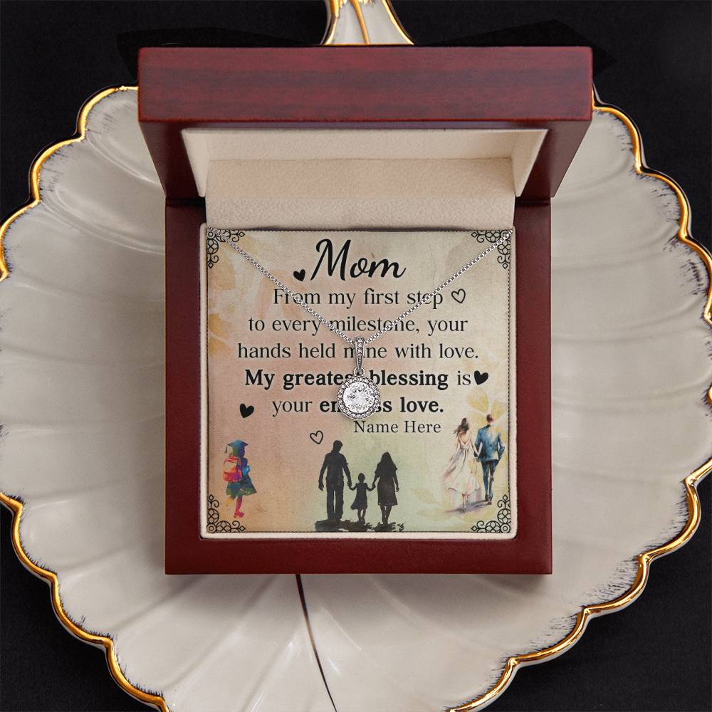 Personalized To Mom My Greatest Blessing is Your Love-Express Your Love Gifts