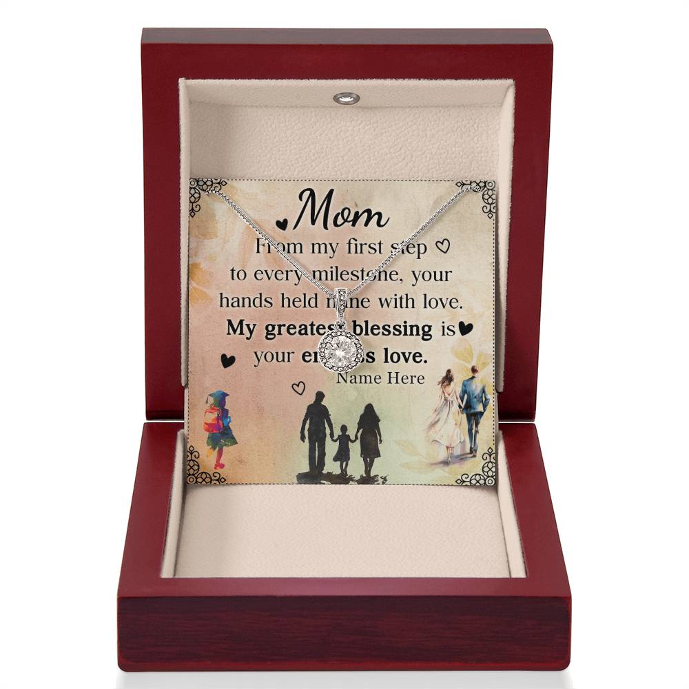 Personalized To Mom My Greatest Blessing is Your Love-Express Your Love Gifts