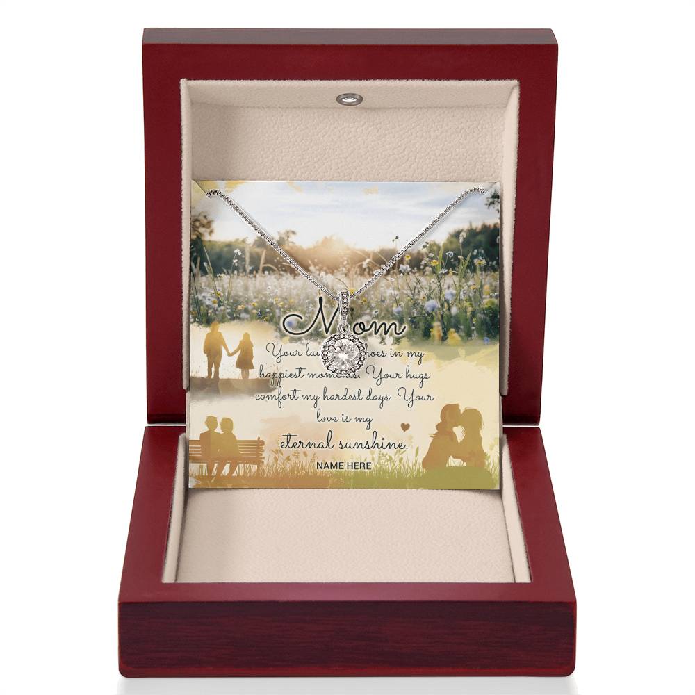 Personalized To Mom Eternal Sunshine of Your Love Eternal Hope Necklace-Express Your Love Gifts