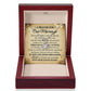 Prayer For Our Marriage Message Card Eternal Hope Necklace-Express Your Love Gifts
