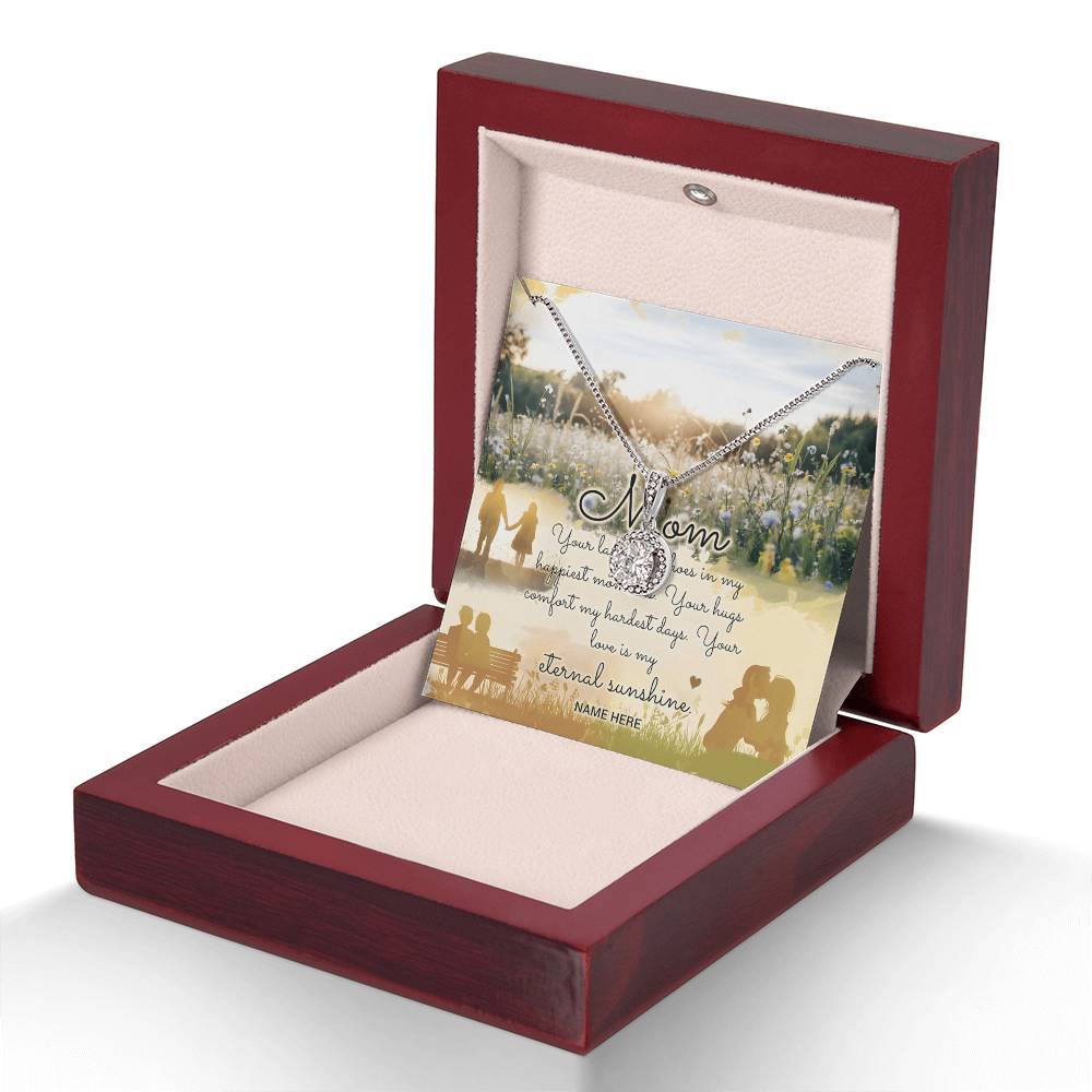 Personalized To Mom Eternal Sunshine of Your Love Eternal Hope Necklace-Express Your Love Gifts