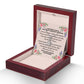 Personalized To Mom Mothers Love Message Card Eternal Hope Necklace-Express Your Love Gifts