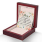 To Mom You Are Beautiful Message Card Eternal Hope Necklace-Express Your Love Gifts