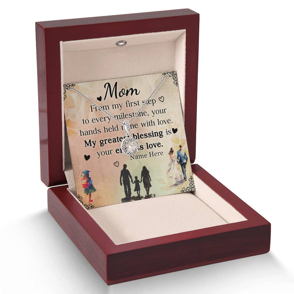 Personalized To Mom My Greatest Blessing is Your Love-Express Your Love Gifts
