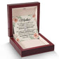 To Mom With Just a Smile's View Message Card Eternal Hope Necklace-Express Your Love Gifts