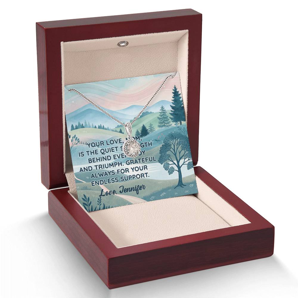 Personalized To Mom Endless Support Eternal Hope Necklace-Express Your Love Gifts