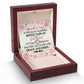To Mom Grace and Hope Message Card Eternal Hope Necklace-Express Your Love Gifts