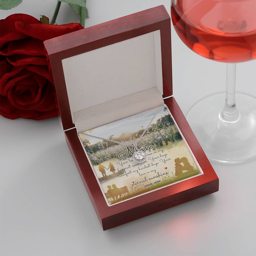 Personalized To Mom Eternal Sunshine of Your Love Eternal Hope Necklace-Express Your Love Gifts