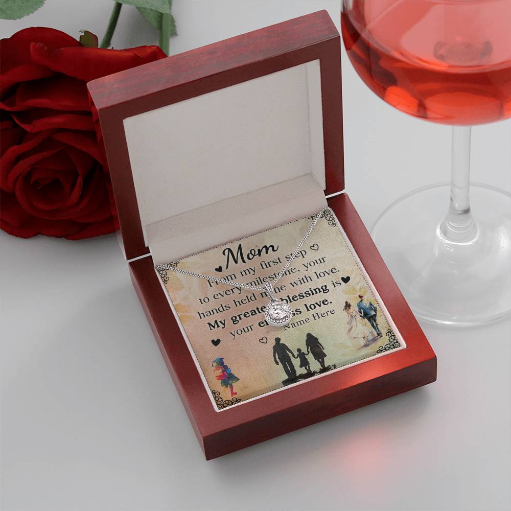 Personalized To Mom My Greatest Blessing is Your Love-Express Your Love Gifts